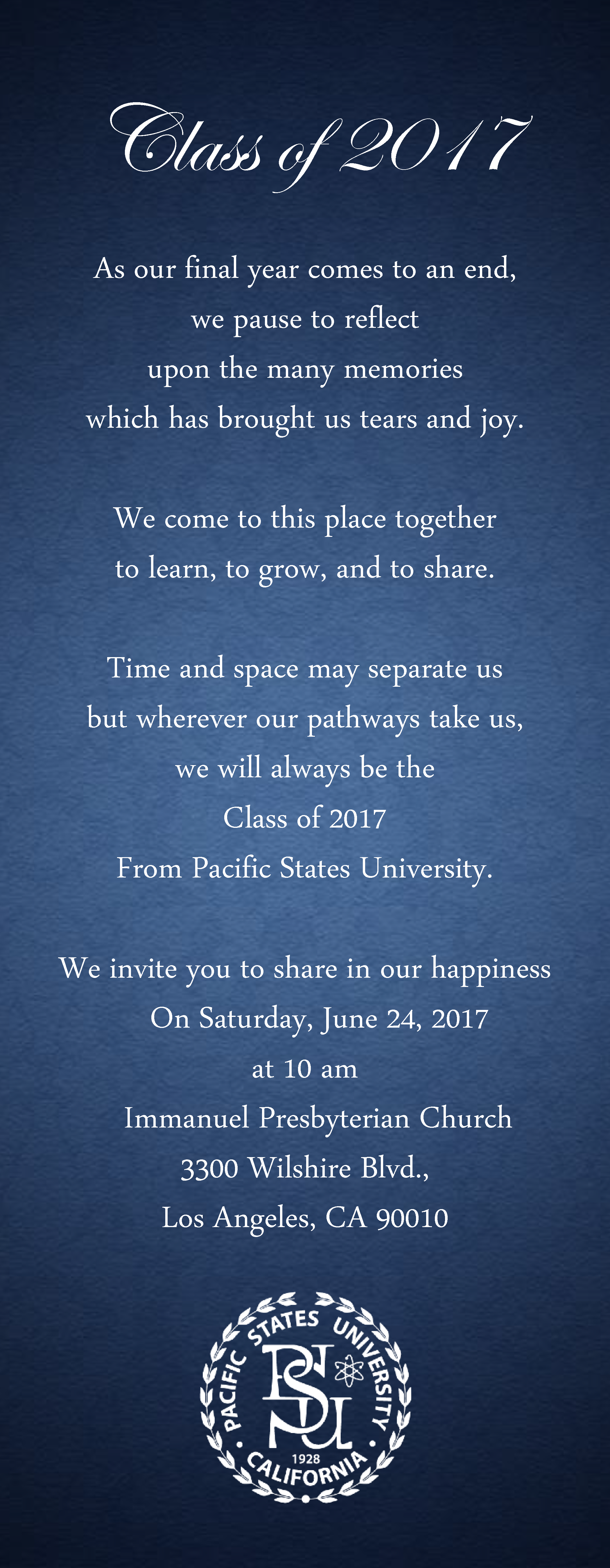 Invitation 2017